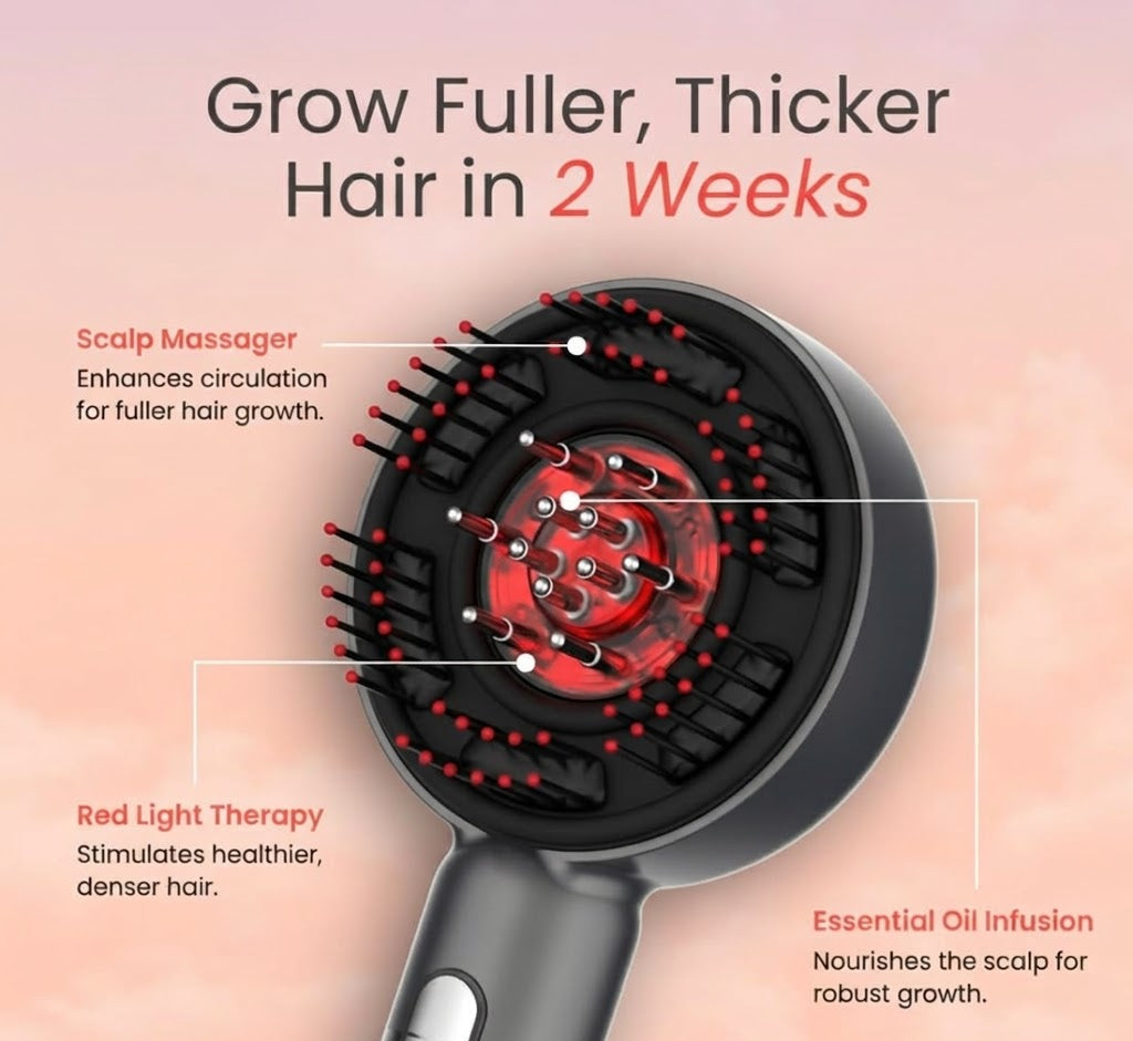 AxonixEssentials™ Red Light Scalp Massager